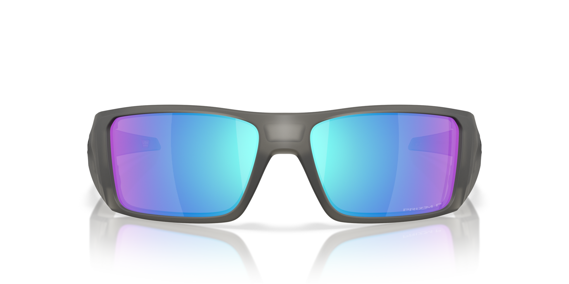 [Prizm Sapphire Polarized Lenses, Matte Grey Smoke Frame]