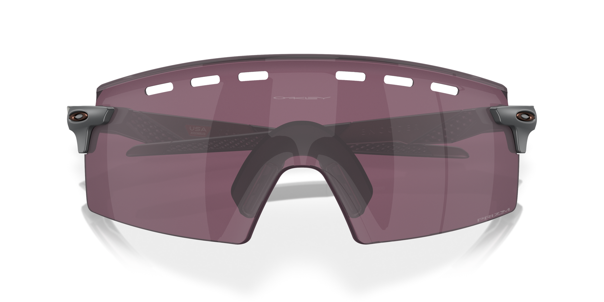 [Prizm Road Black Lenses, Matte Grey Smoke Frame]