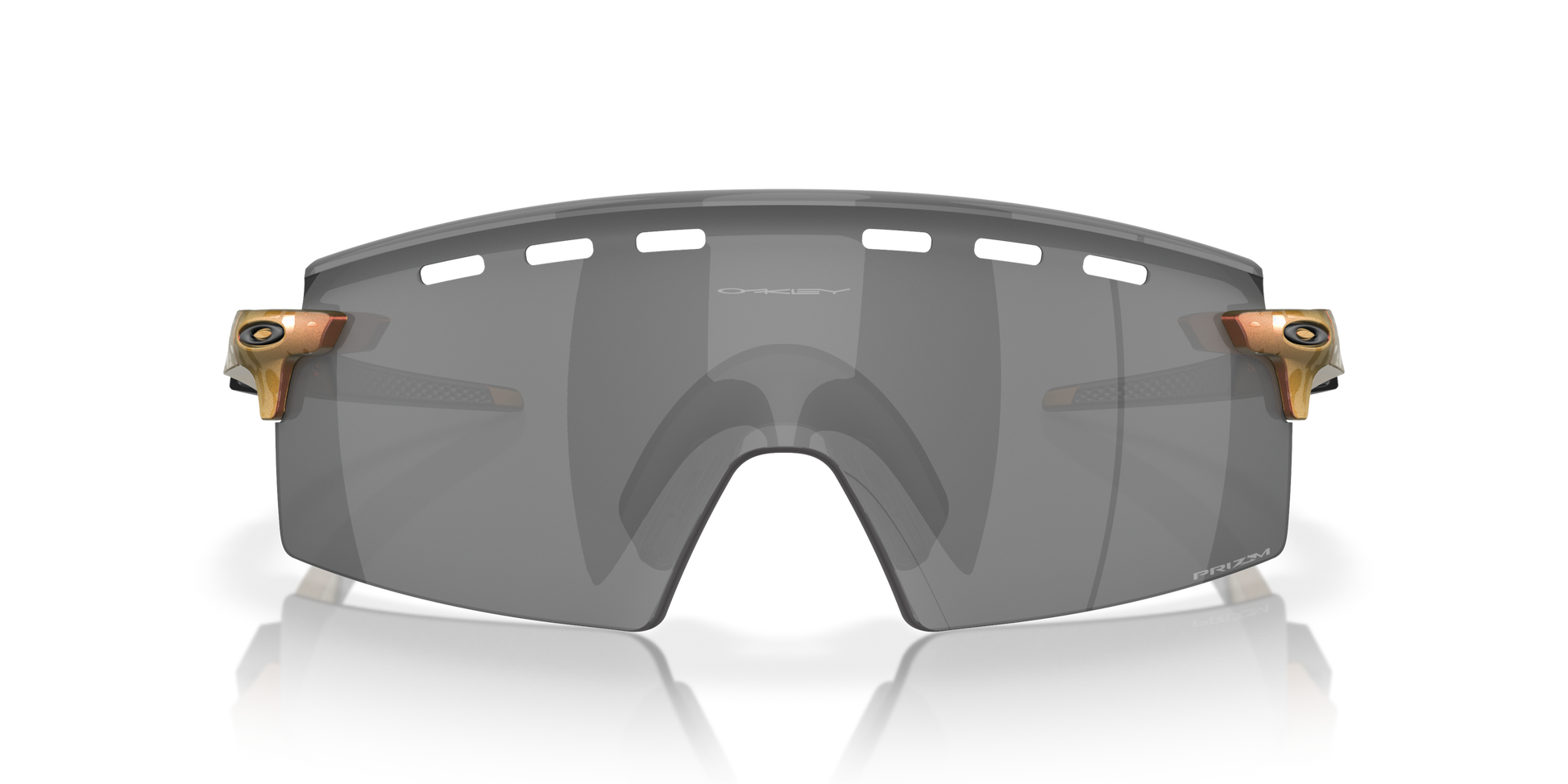 [Prizm Black Lenses, Matte Red/Gold Colorshift Frame]