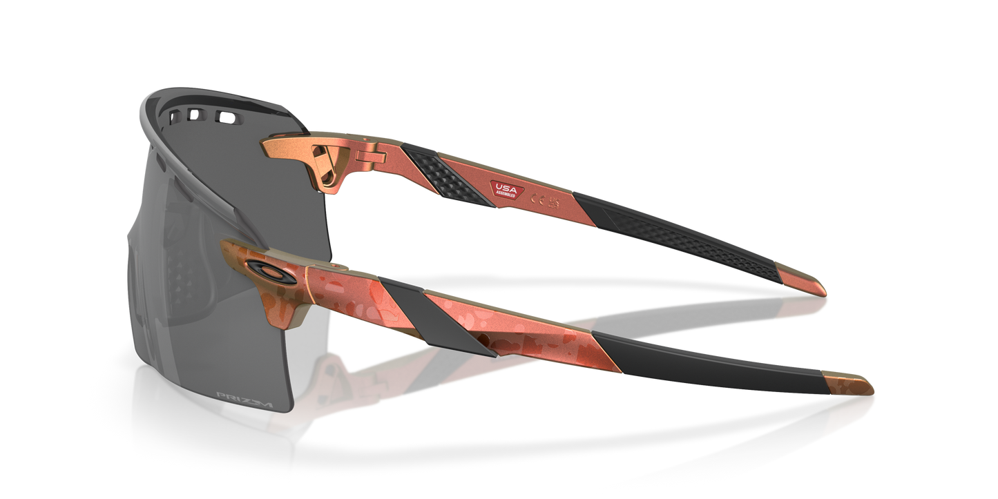 [Prizm Black Lenses, Matte Red/Gold Colorshift Frame]