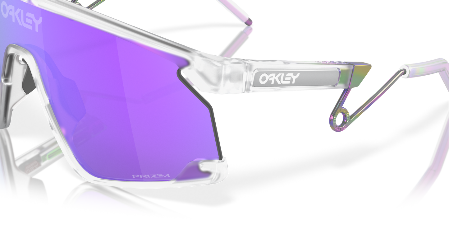 [Prizm Violet Lenses, Matte Clear Frame]