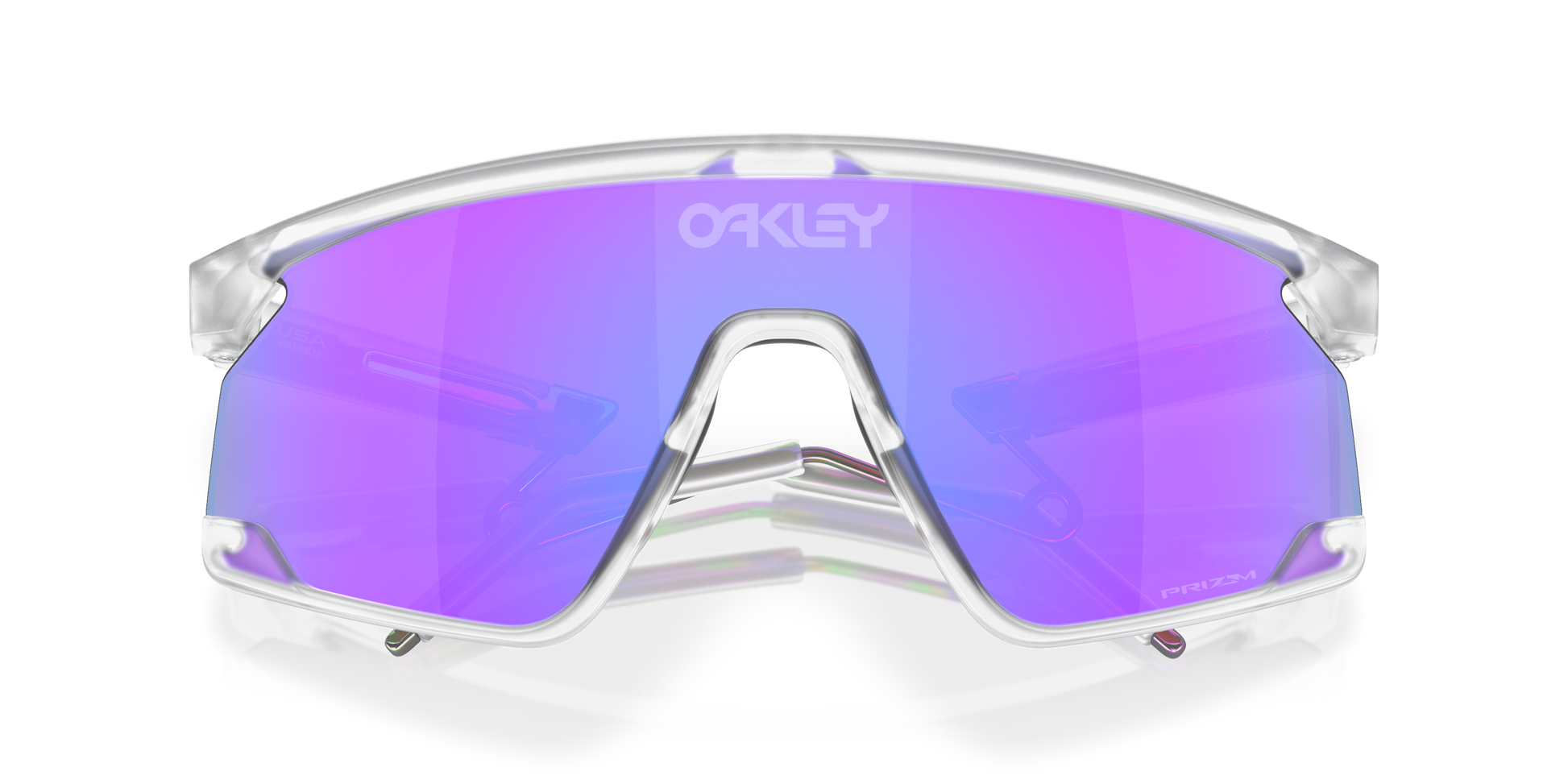 [Prizm Violet Lenses, Matte Clear Frame]