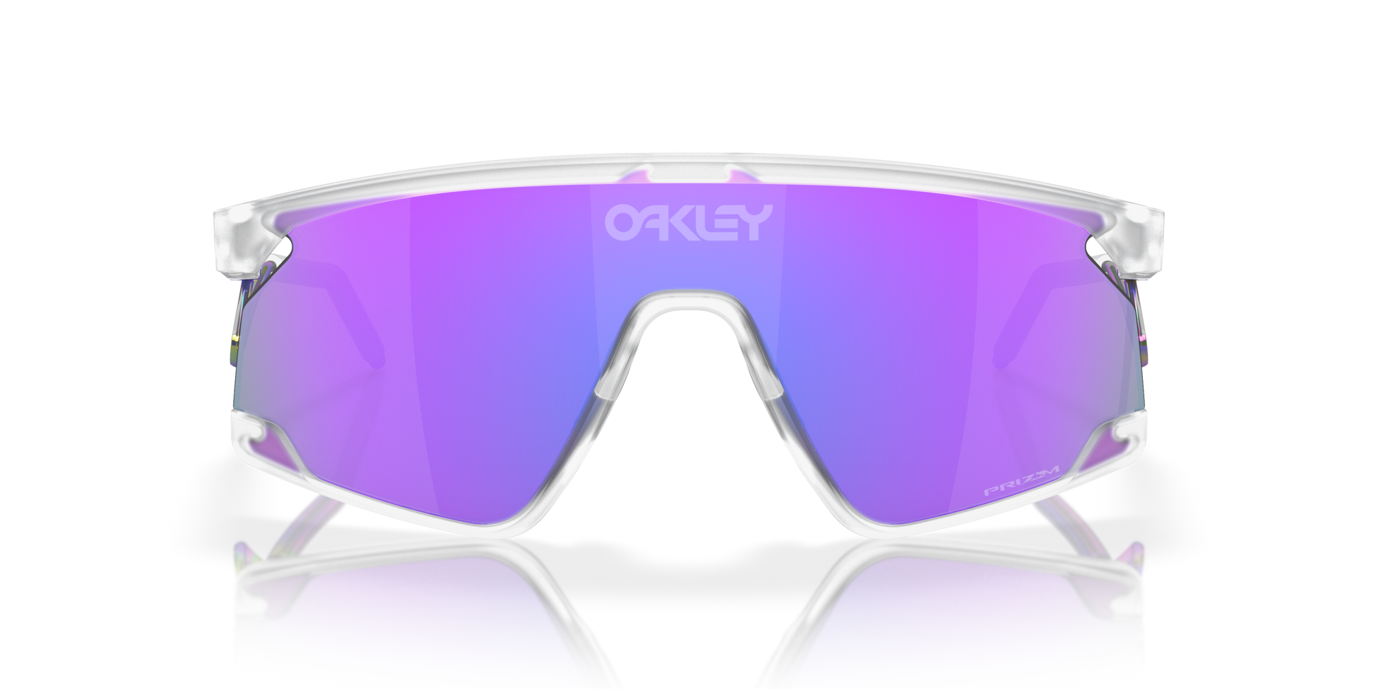 [Prizm Violet Lenses, Matte Clear Frame]