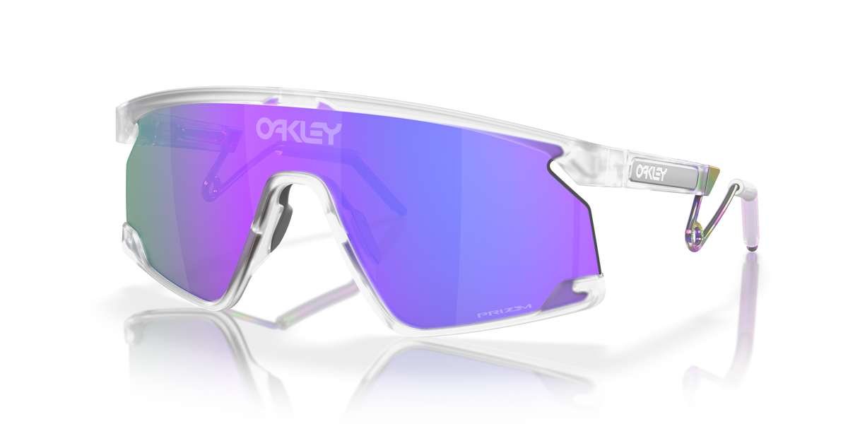 [Prizm Violet Lenses, Matte Clear Frame]