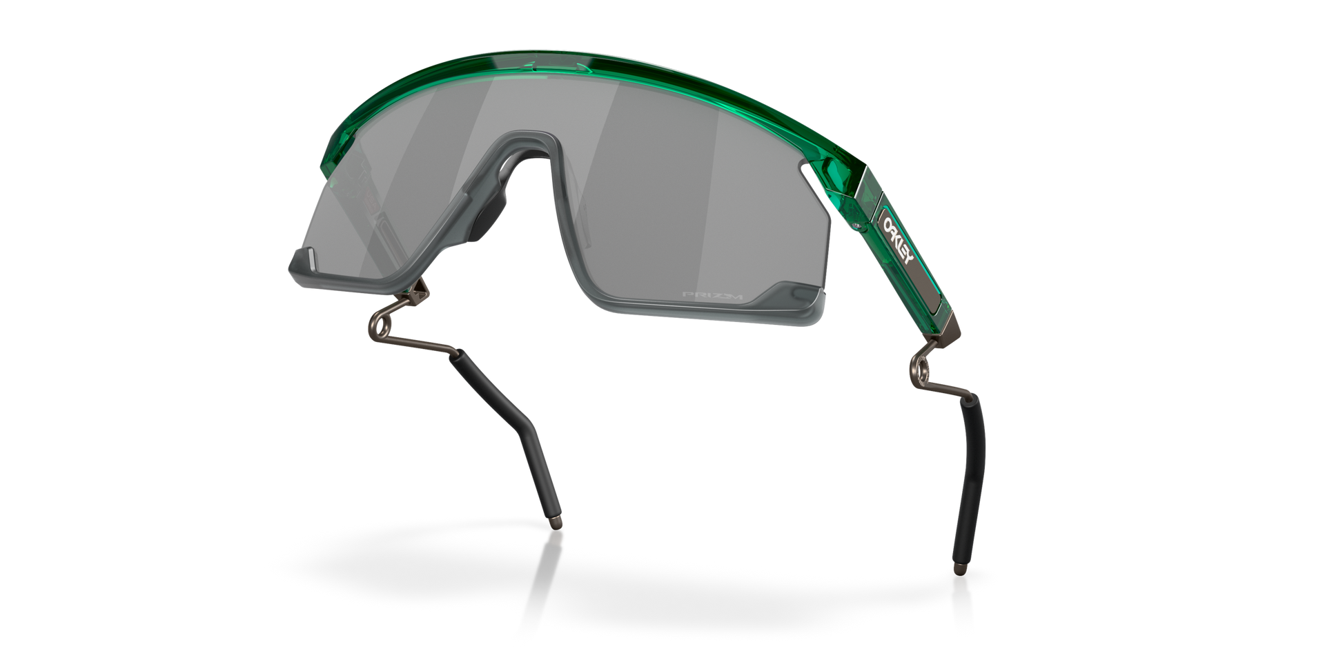 [Prizm Black Lenses, Transparent Viridian Frame]