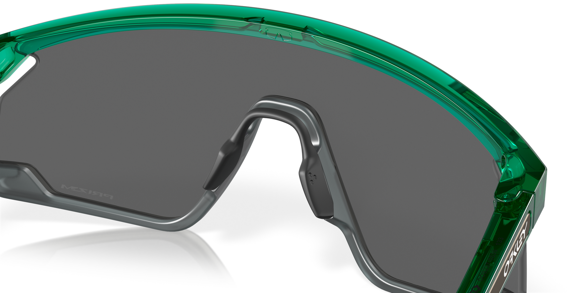 [Prizm Black Lenses, Transparent Viridian Frame]