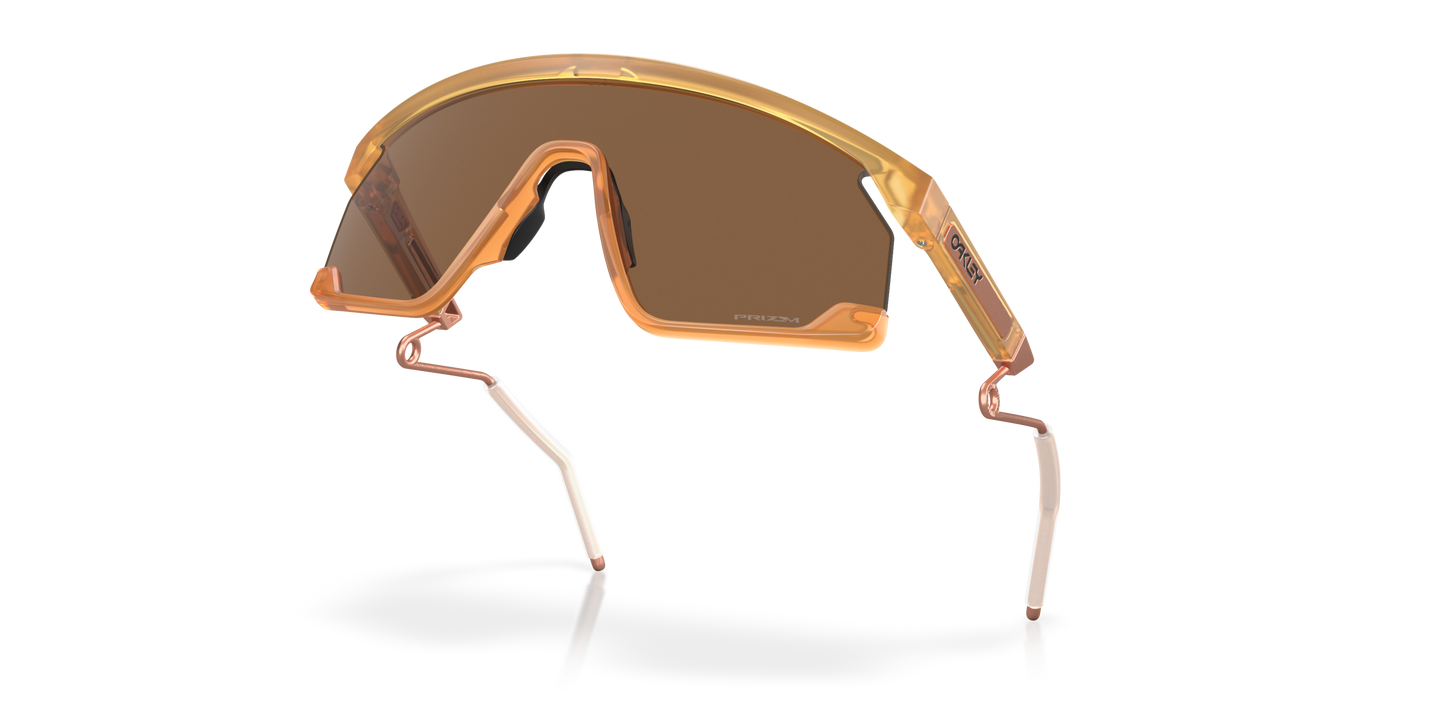 [Prizm Bronze Lenses, Matte Transparent Light Curry Frame]