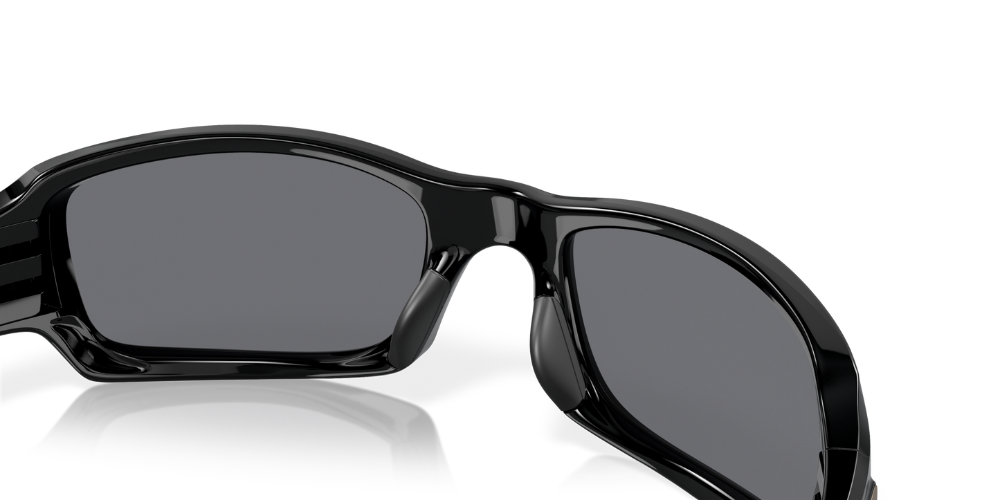 [Grey Lenses, Polished Black Frame]