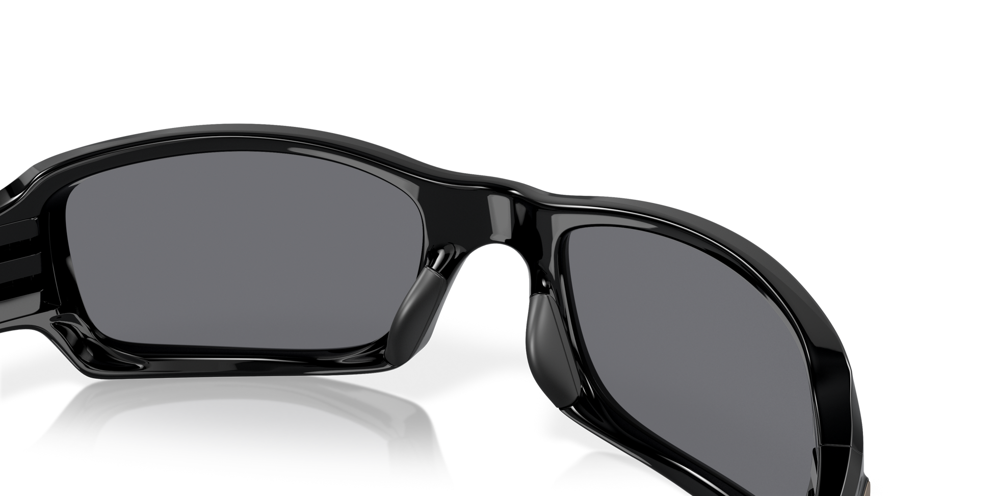 [Grey Lenses, Polished Black Frame]