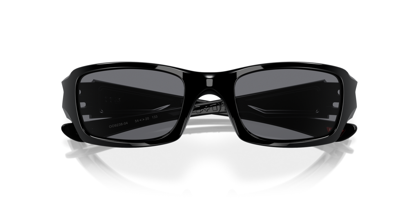[Grey Lenses, Polished Black Frame]