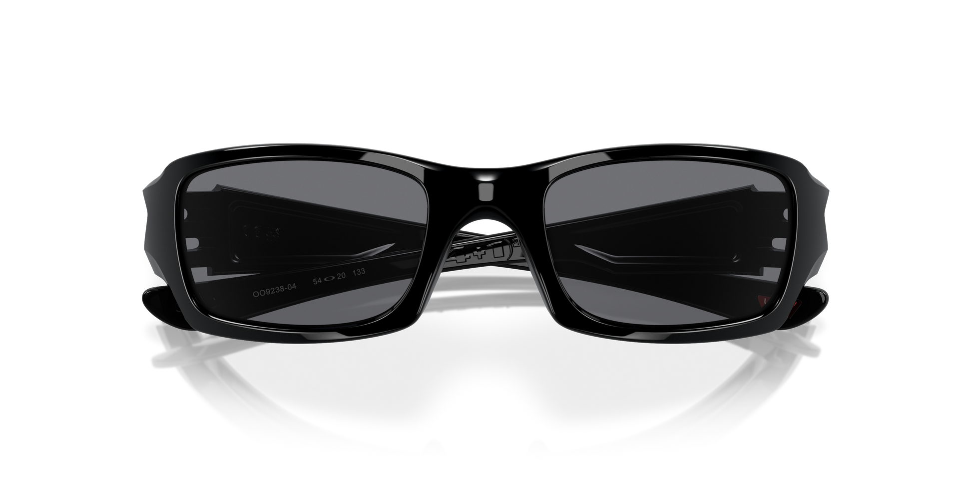 [Grey Lenses, Polished Black Frame]