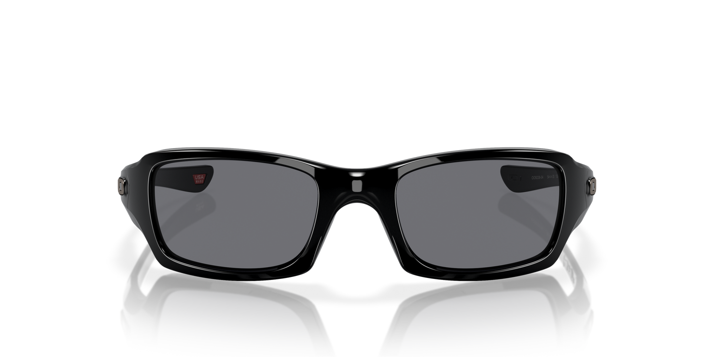 [Grey Lenses, Polished Black Frame]