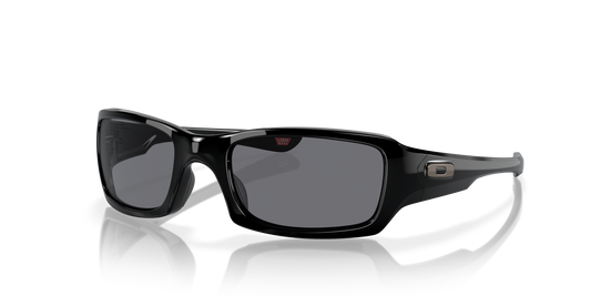 [Grey Lenses, Polished Black Frame]
