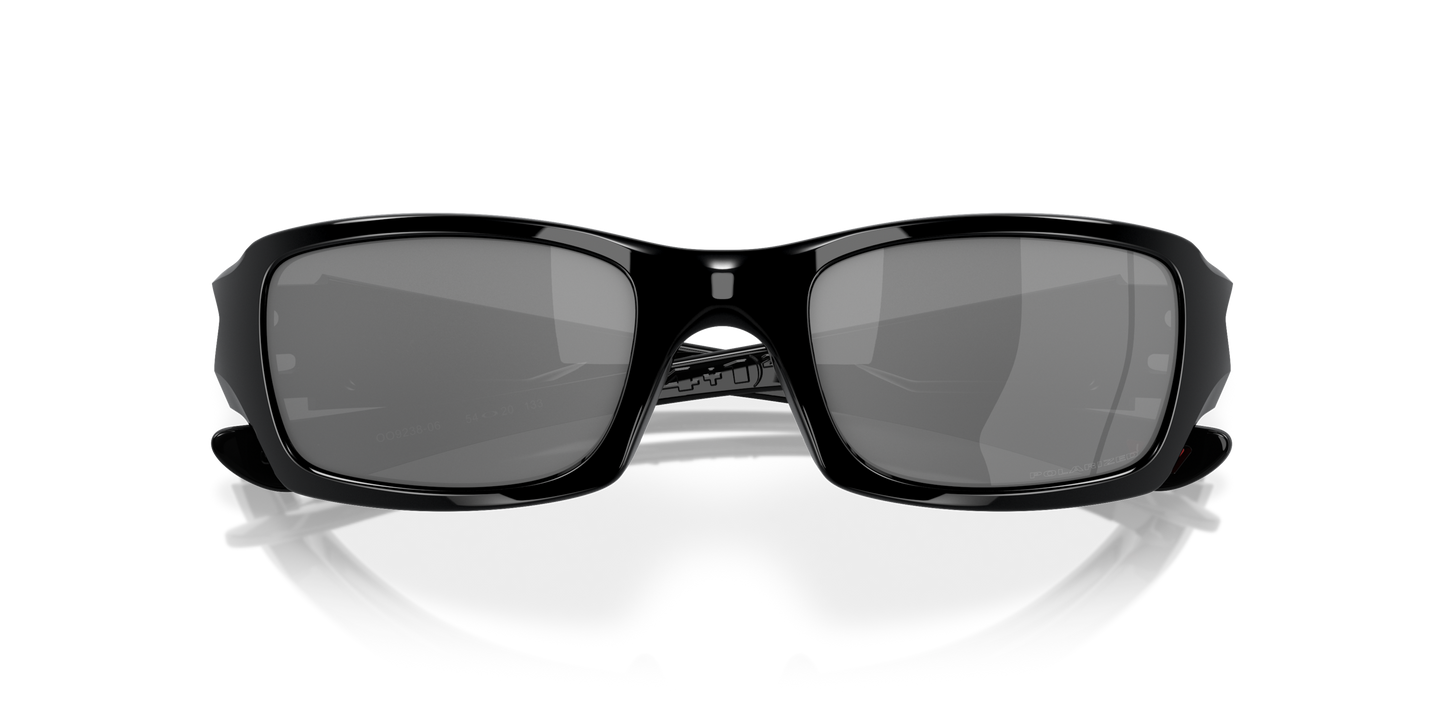 [Black Iridium Polarized Lenses, Polished Black Frame]