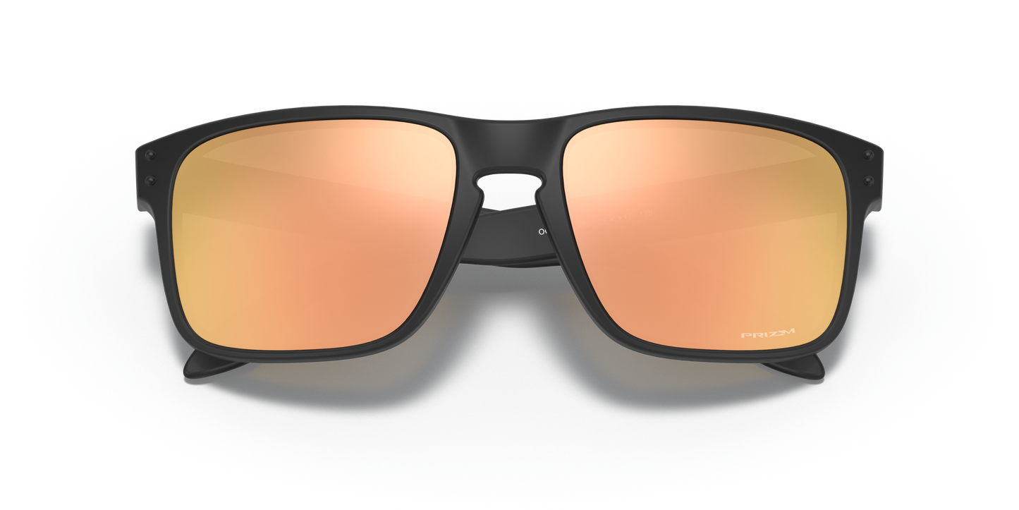 [Prizm Rose Gold Lenses, Matte Black Frame]