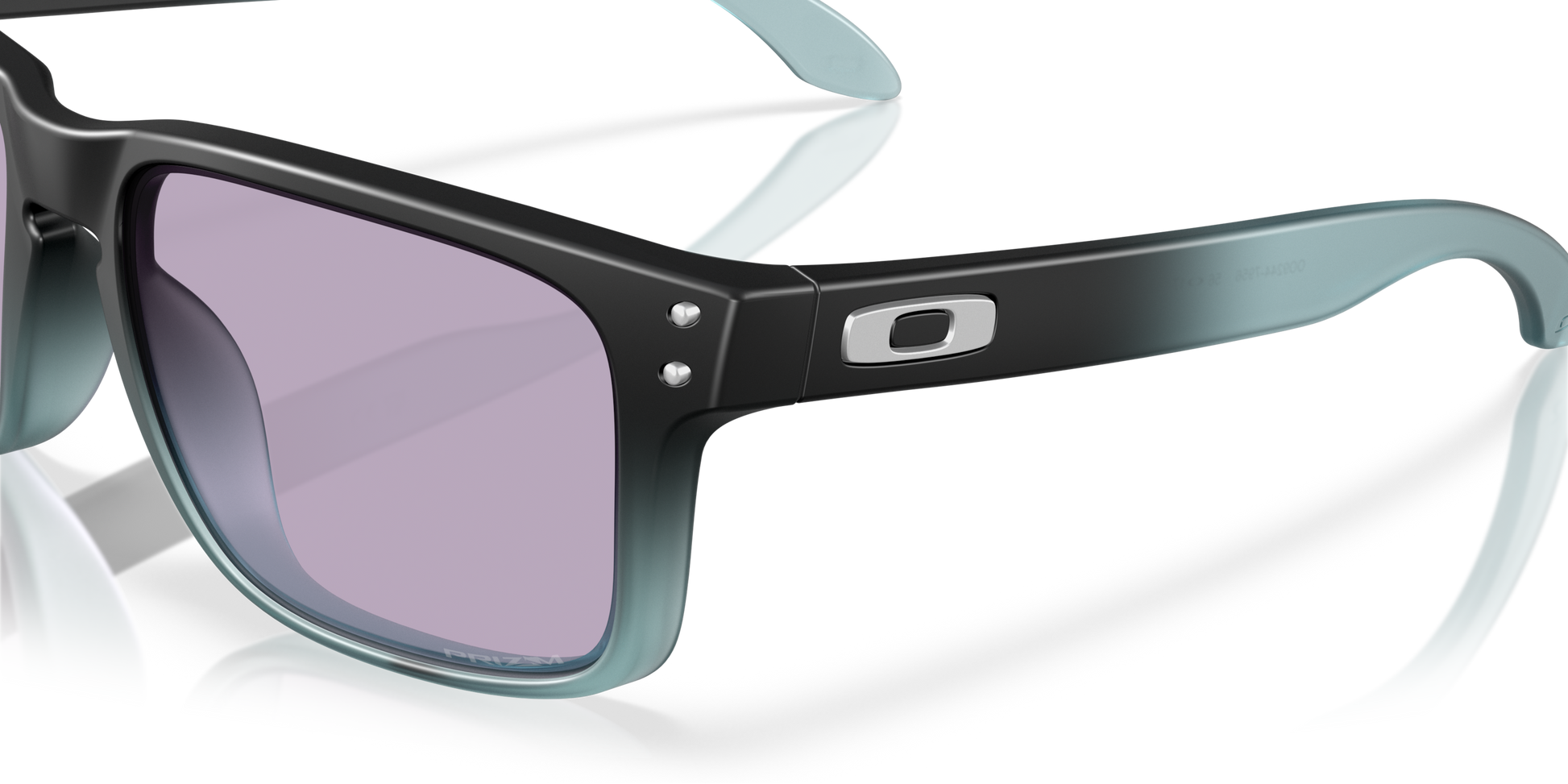 [Prizm Slate Lenses, Matte Transparent Stonewash Black Fade Frame]