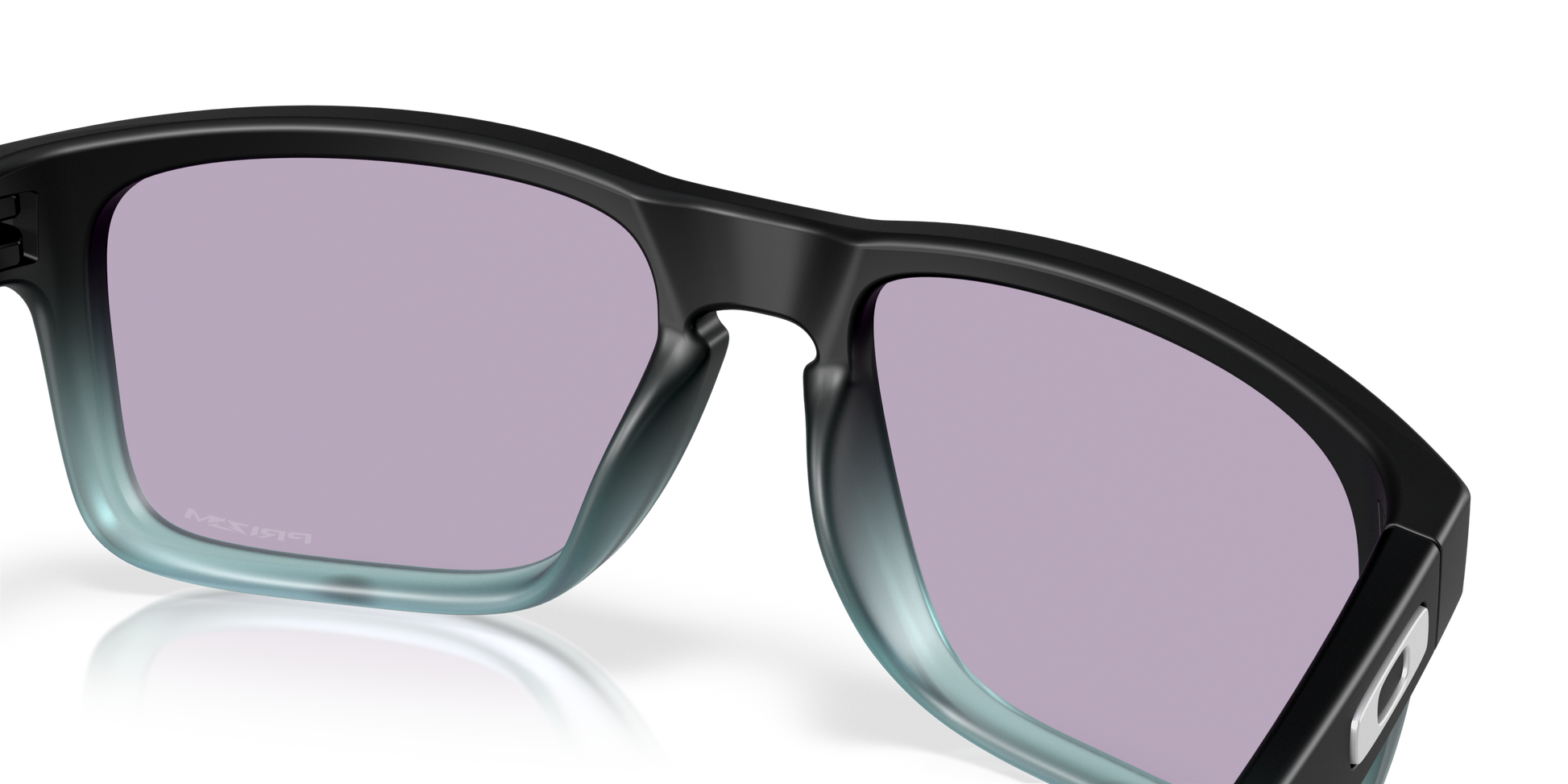 [Prizm Slate Lenses, Matte Transparent Stonewash Black Fade Frame]