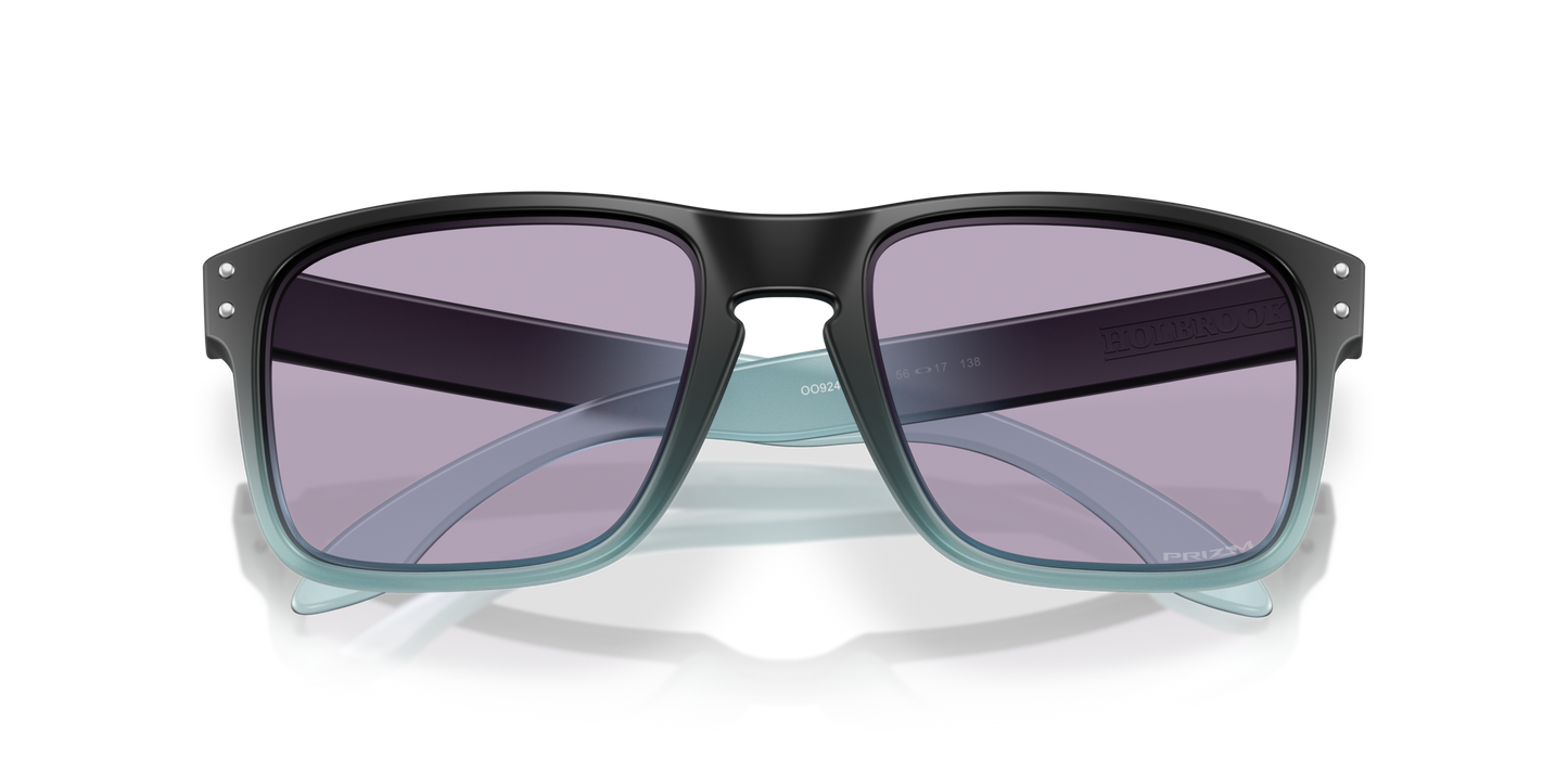 [Prizm Slate Lenses, Matte Transparent Stonewash Black Fade Frame]