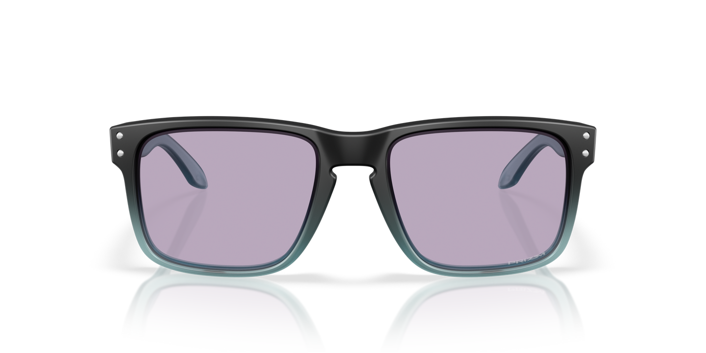 [Prizm Slate Lenses, Matte Transparent Stonewash Black Fade Frame]