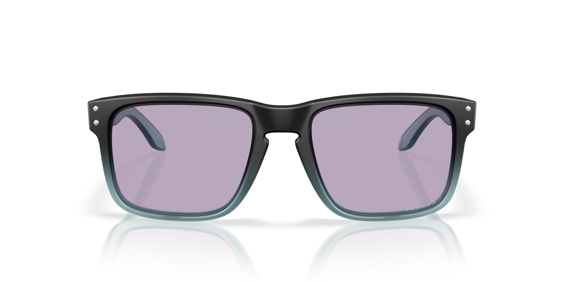 [Prizm Slate Lenses, Matte Transparent Stonewash Black Fade Frame]