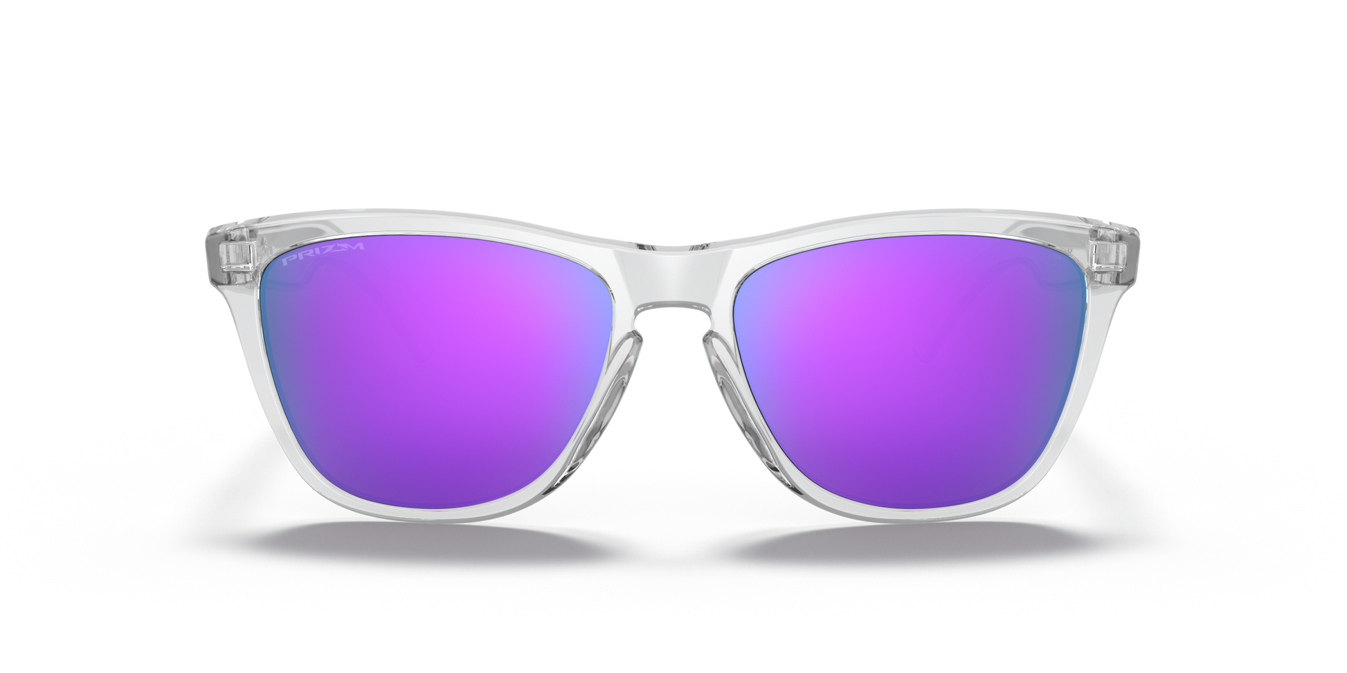 [Prizm Violet Lenses, Polished Clear Frame]