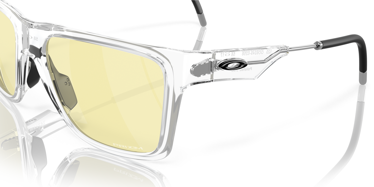 [Prizm Gaming™ 2.0 Lenses, Polished Clear Frame]