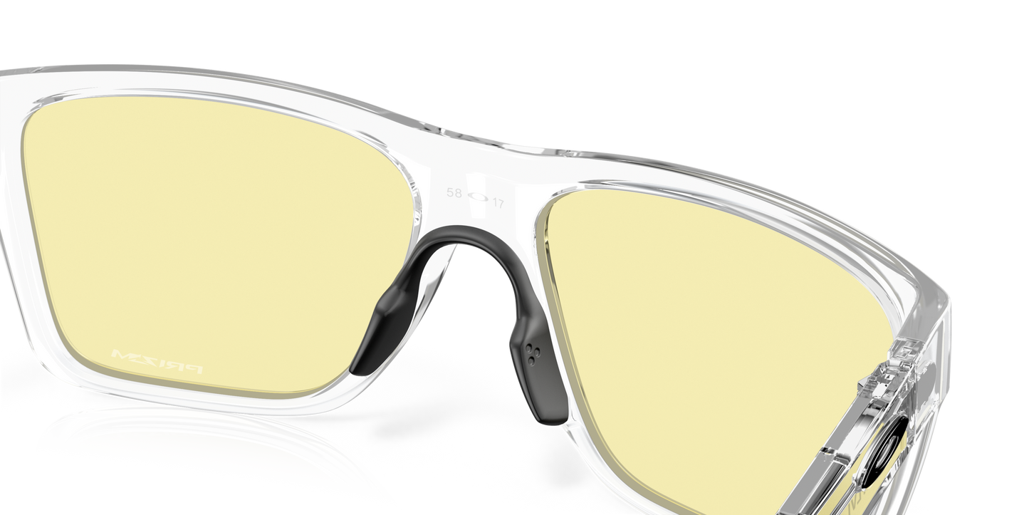 [Prizm Gaming™ 2.0 Lenses, Polished Clear Frame]