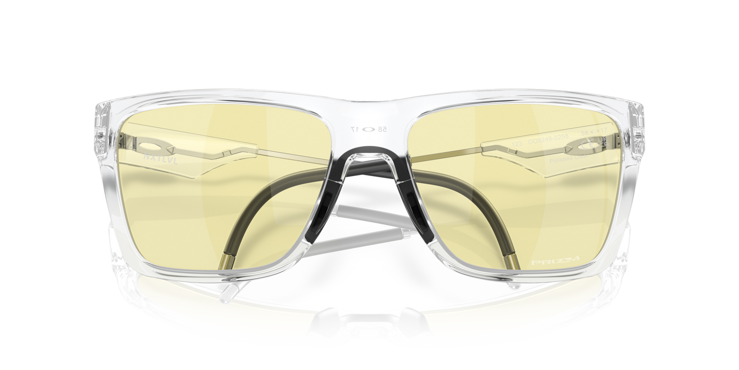 [Prizm Gaming™ 2.0 Lenses, Polished Clear Frame]