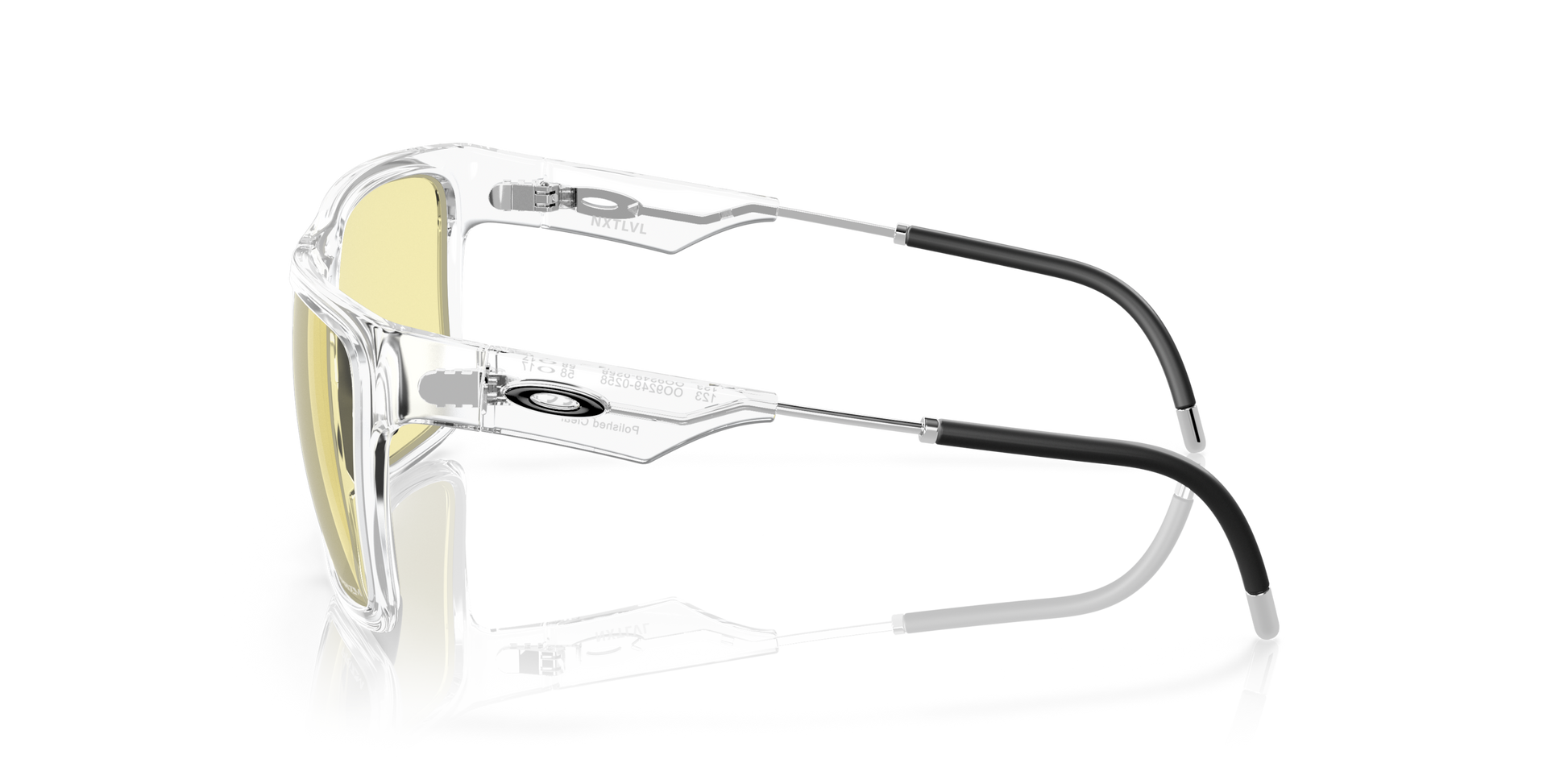 [Prizm Gaming™ 2.0 Lenses, Polished Clear Frame]