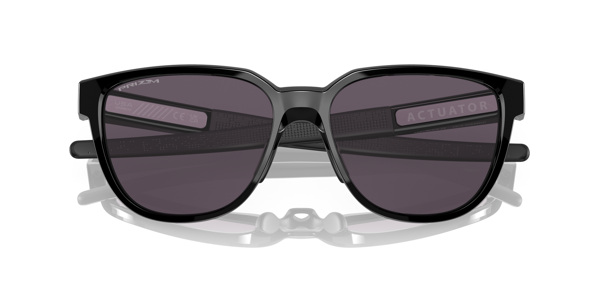 [Prizm Grey Lenses, Polished Black Frame]