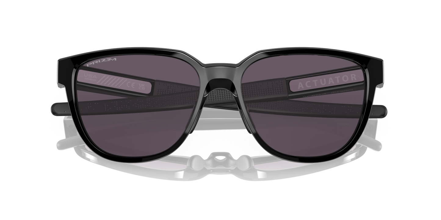 [Prizm Grey Lenses, Polished Black Frame]