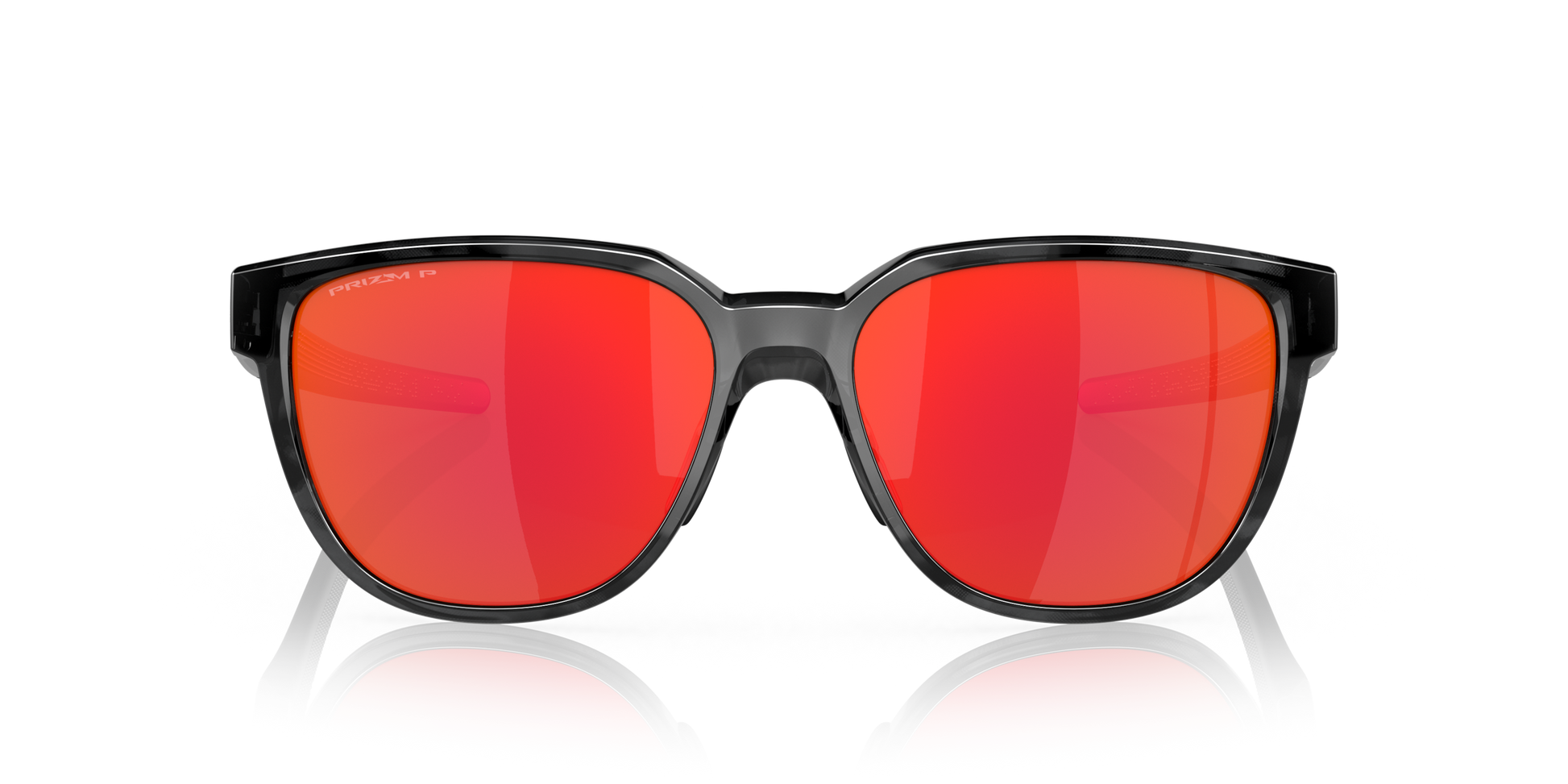 [Prizm Ruby Polarized Lenses, Black Tortoise Frame]