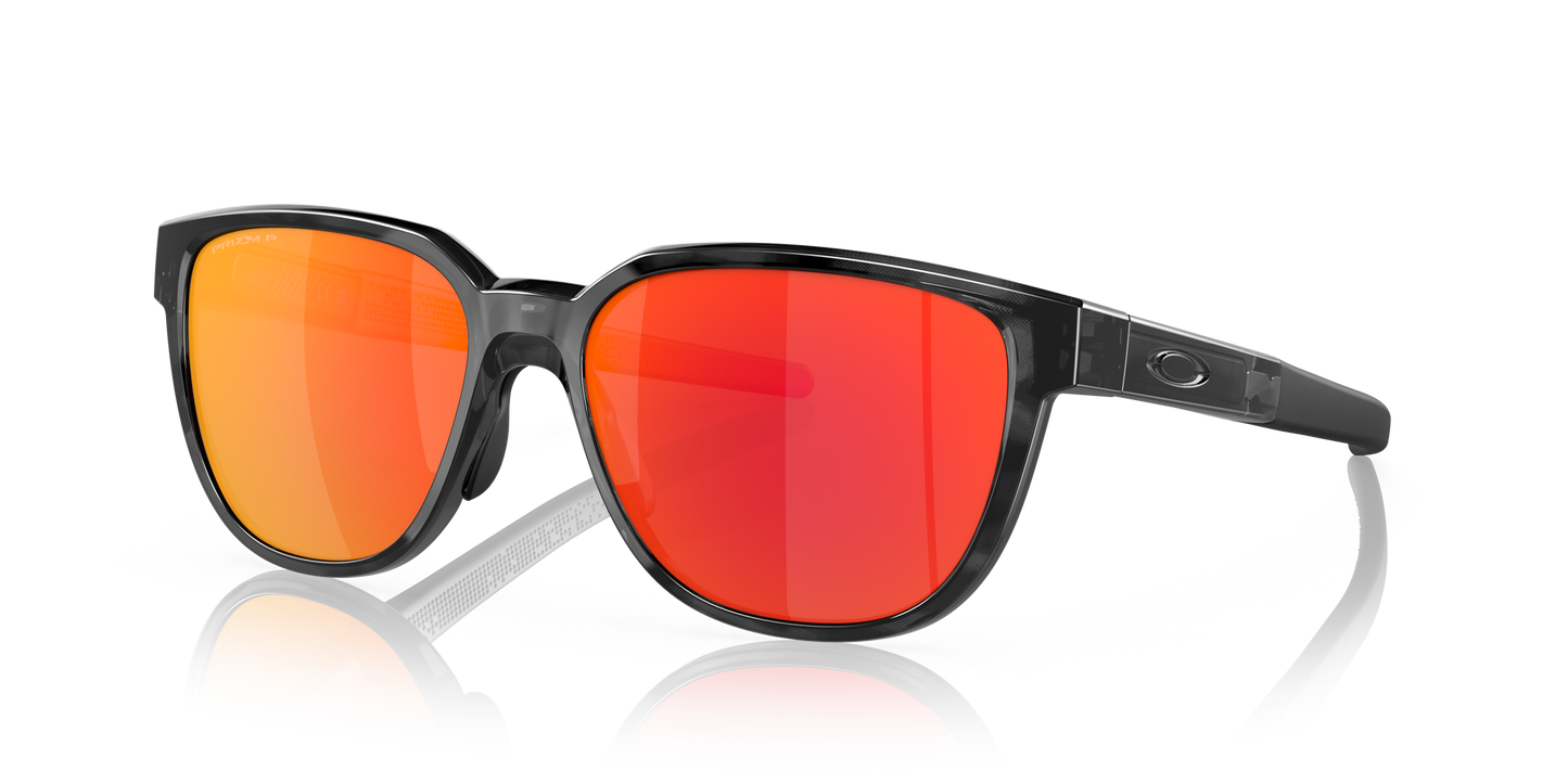 [Prizm Ruby Polarized Lenses, Black Tortoise Frame]