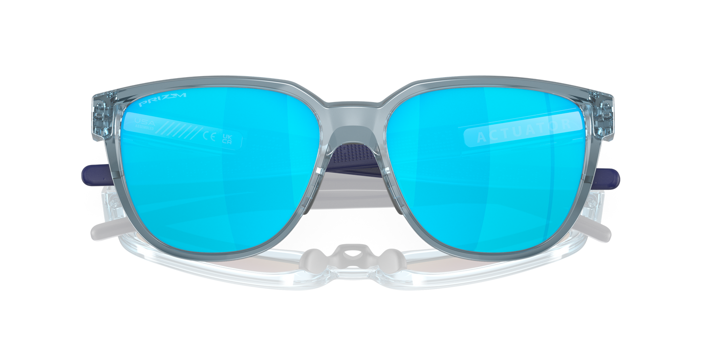 [Prizm Sapphire Lenses, Transparent Stonewash Frame]