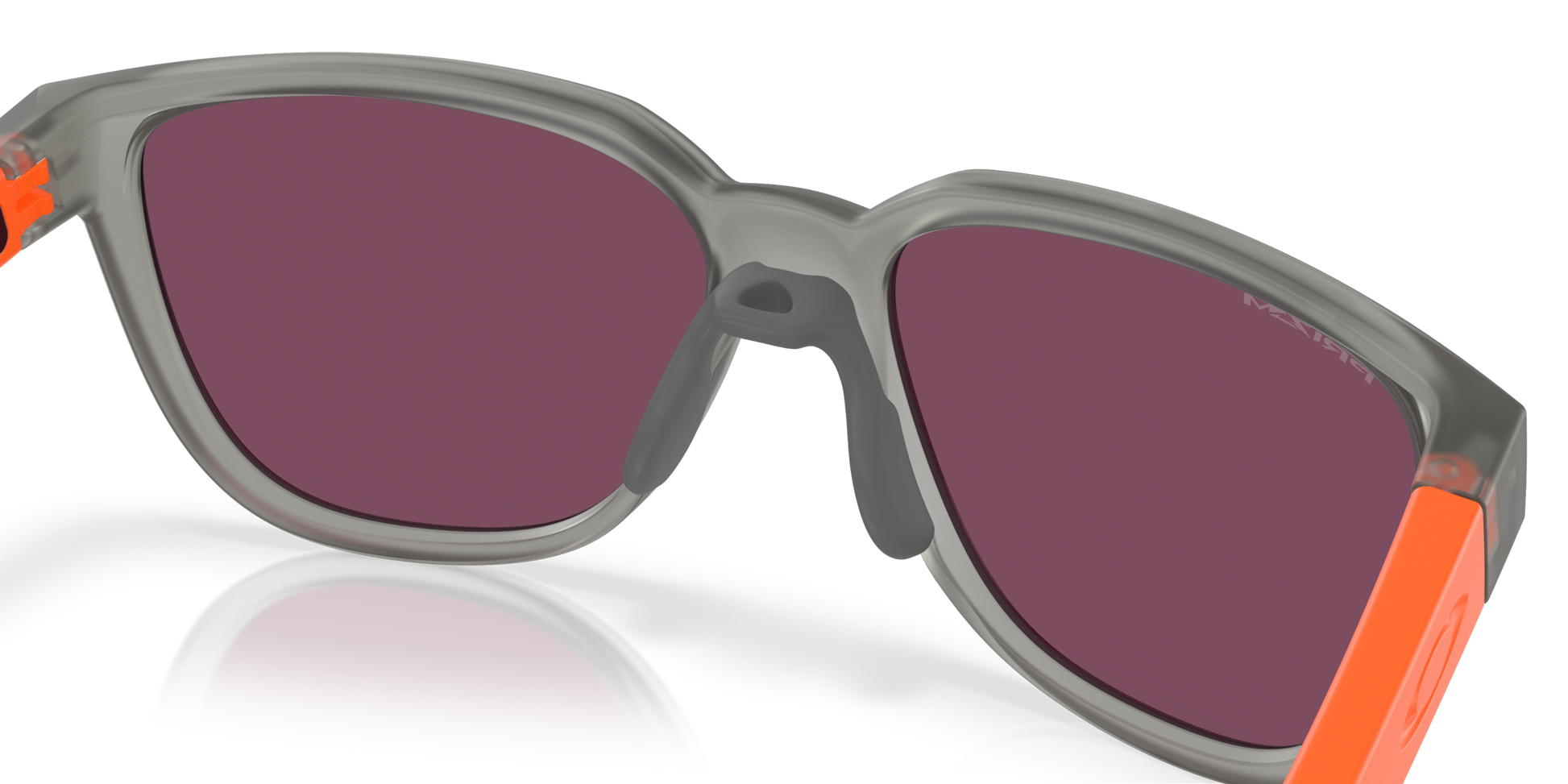 [Prizm Road Black Lenses, Matte Transparent Grey Ink Frame]
