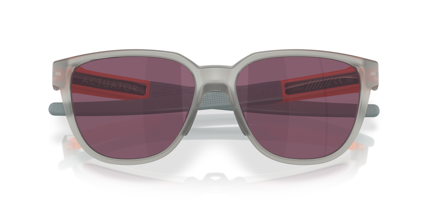 [Prizm Road Black Lenses, Matte Transparent Grey Ink Frame]