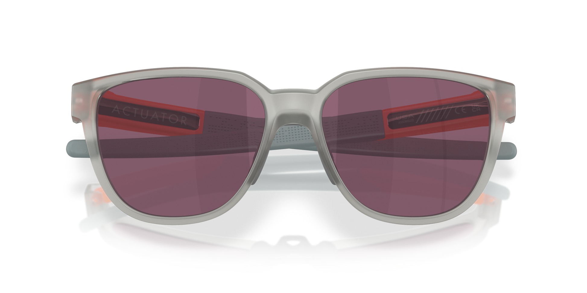 [Prizm Road Black Lenses, Matte Transparent Grey Ink Frame]