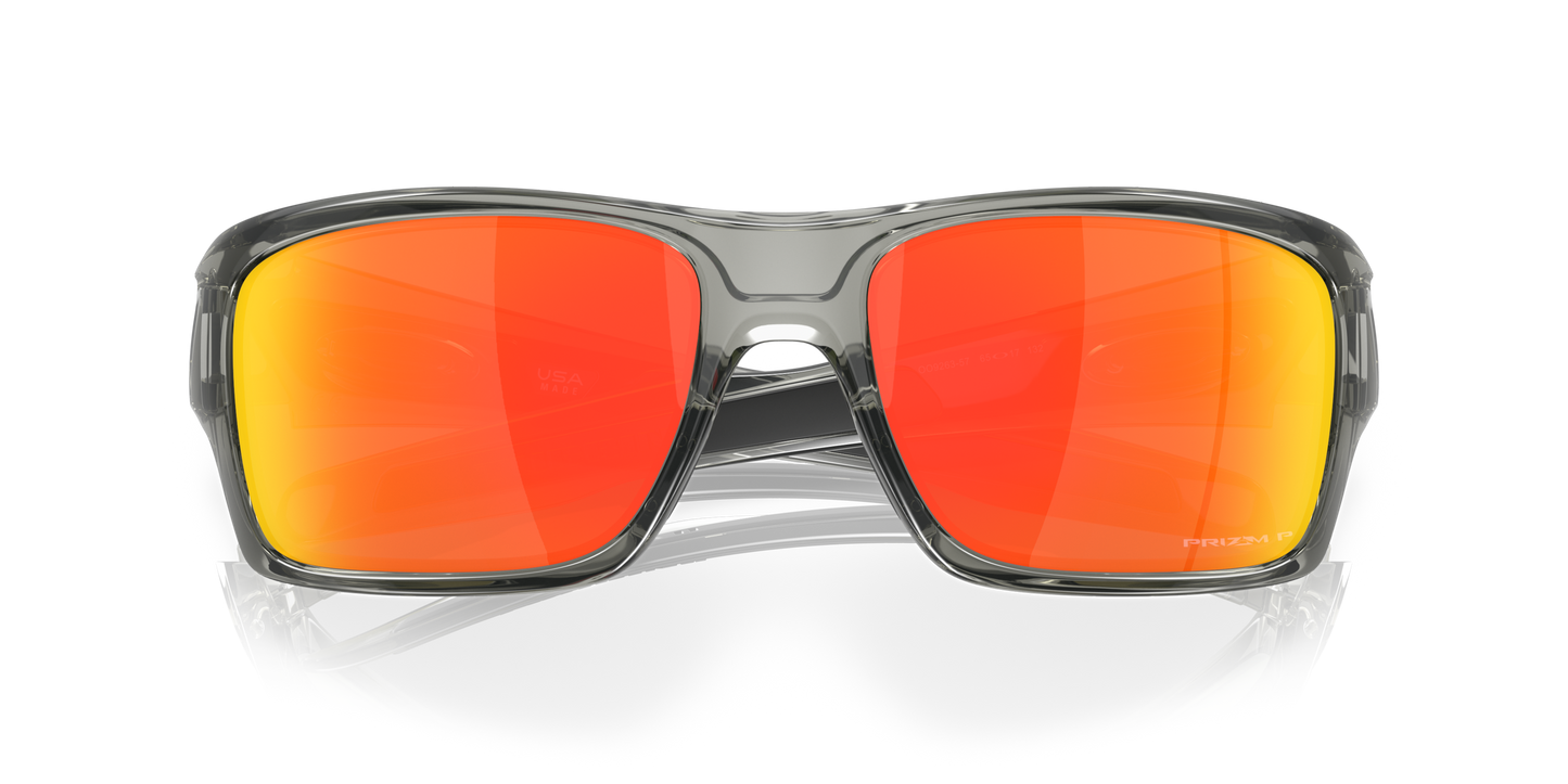 [Prizm Ruby Polarized Lenses, Grey Ink Frame]