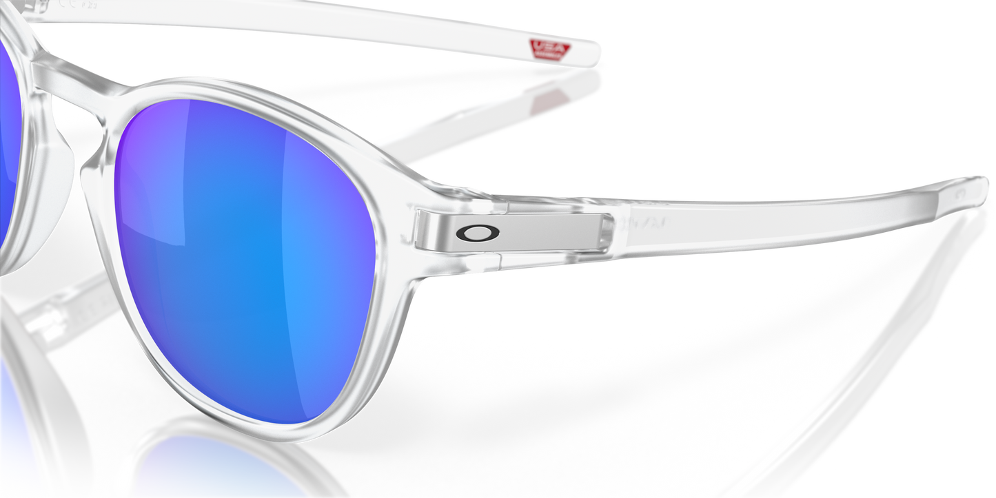 [Prizm Sapphire Polarized Lenses, Matte Clear Frame]