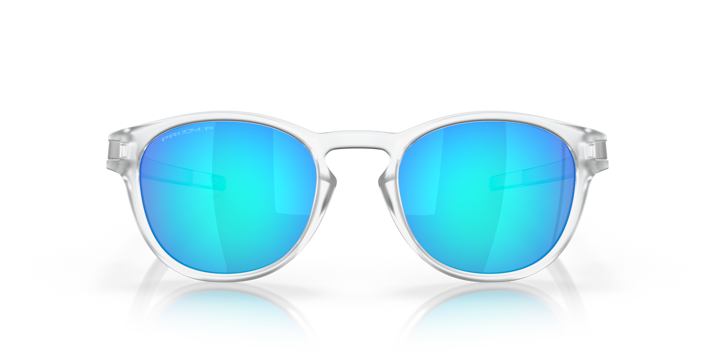 [Prizm Sapphire Polarized Lenses, Matte Clear Frame]