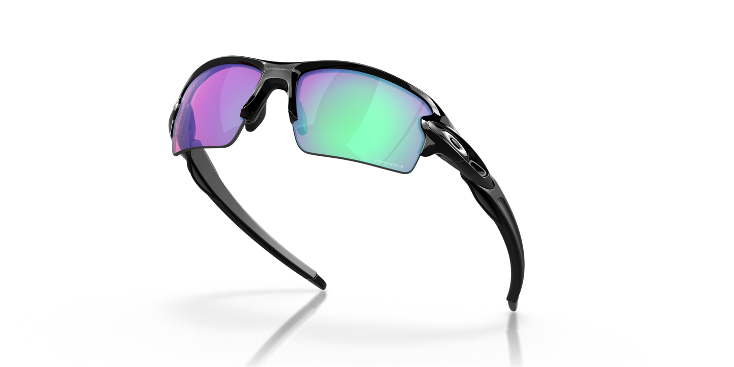 [Prizm Golf Lenses, Polished Black Frame]