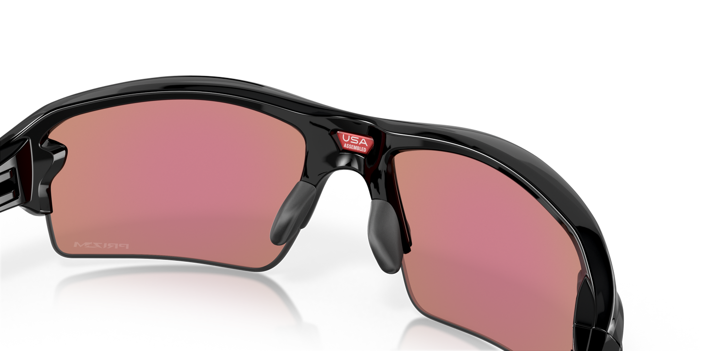 [Prizm Golf Lenses, Polished Black Frame]