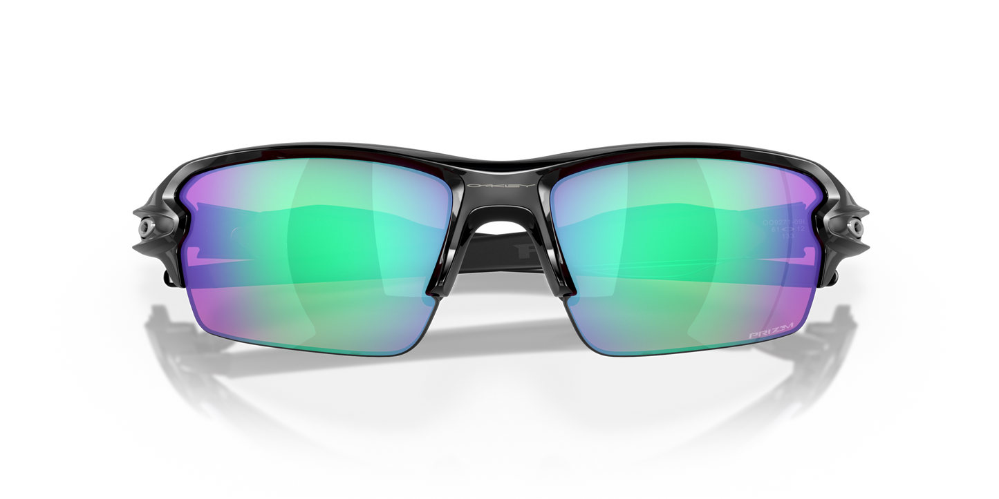 [Prizm Golf Lenses, Polished Black Frame]