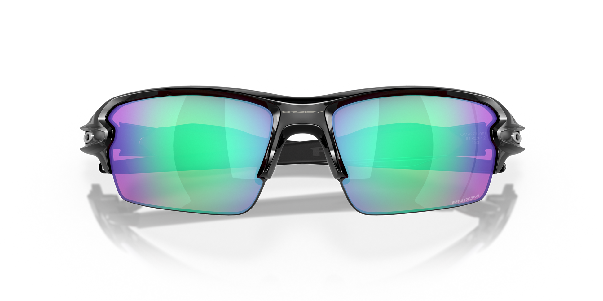 [Prizm Golf Lenses, Polished Black Frame]