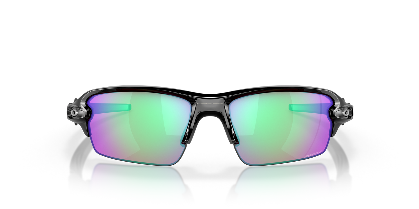 [Prizm Golf Lenses, Polished Black Frame]