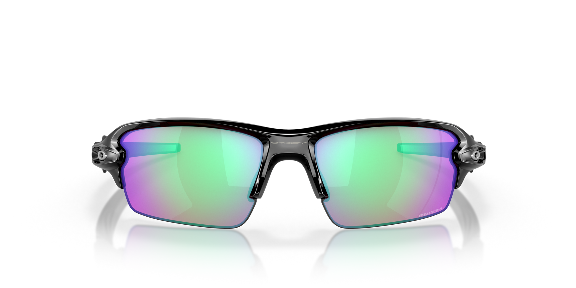 [Prizm Golf Lenses, Polished Black Frame]