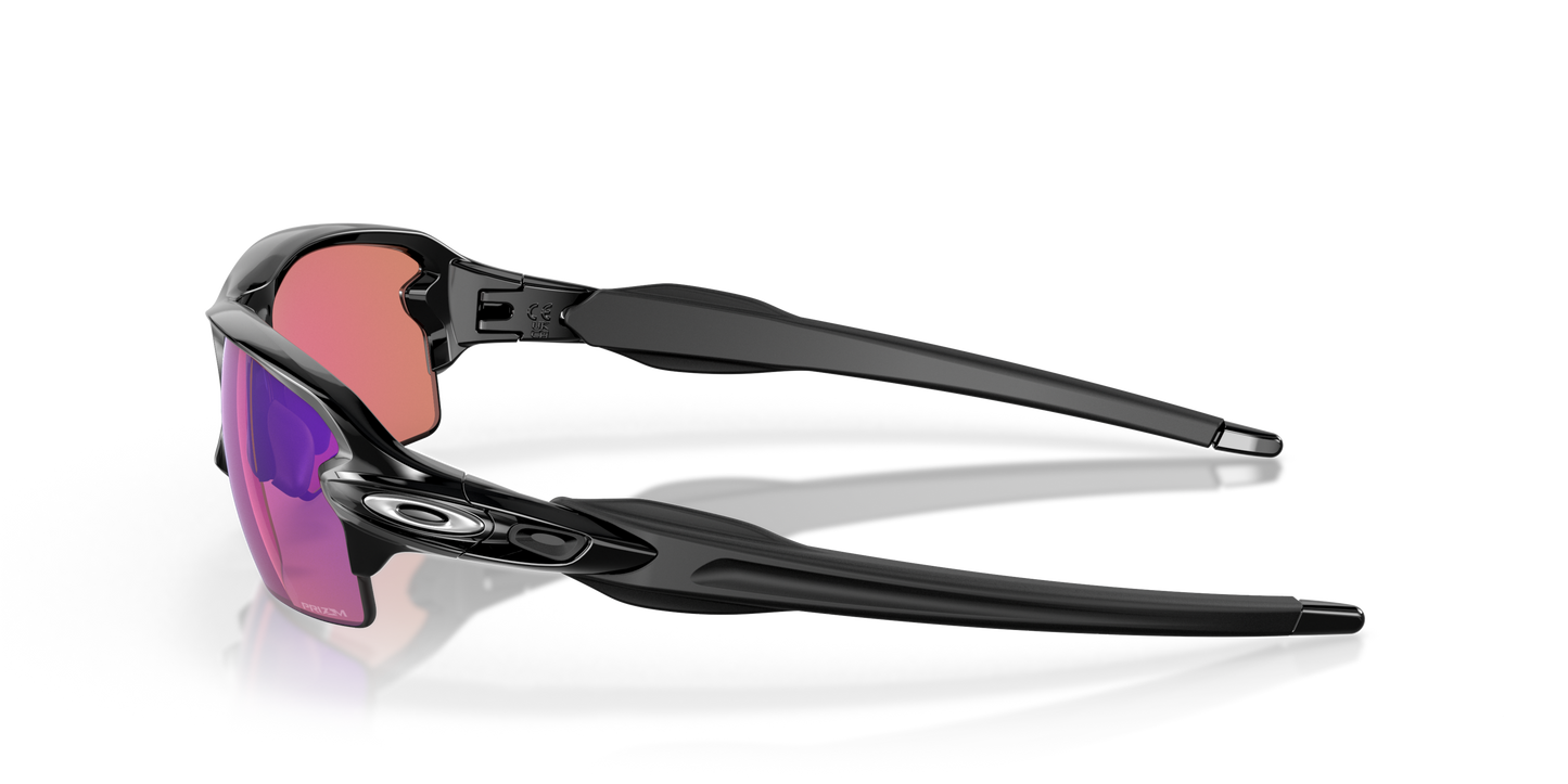 [Prizm Golf Lenses, Polished Black Frame]