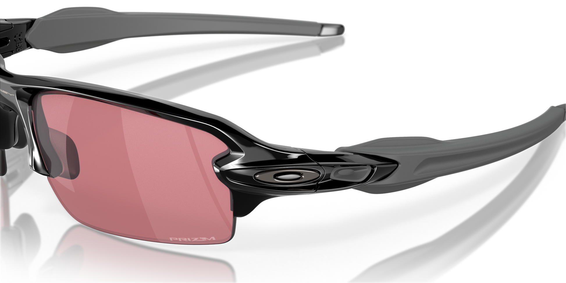 [Prizm Dark Golf Lenses, Polished Black Frame]