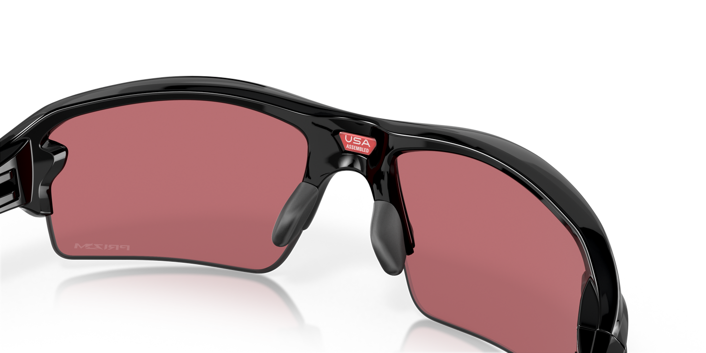 [Prizm Dark Golf Lenses, Polished Black Frame]