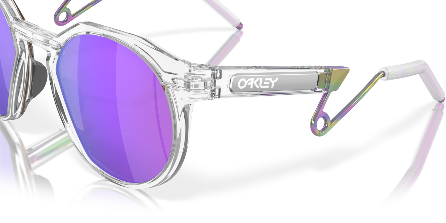 [Prizm Violet Lenses, Matte Clear Frame]